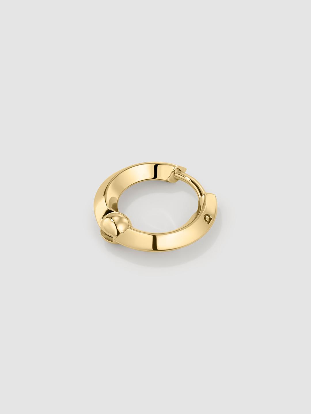 Ball Joint Hoop Gold Plated