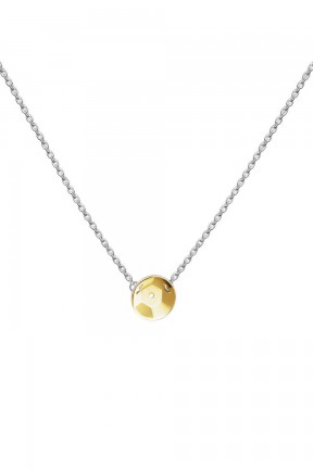 ‘2 Ct’ Gold Plated Sequin Pendant Necklace