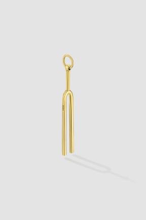 THE PITCHFORK TRINKET WITH GOLD PLATING