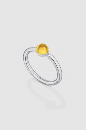 LOLLIPOP RING XS WITH CITRINE