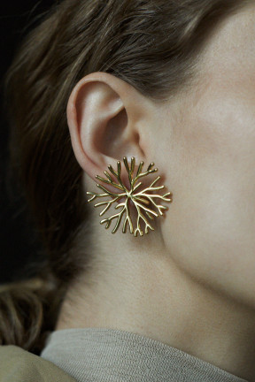 Koral Gold Plated 360 Single Earring