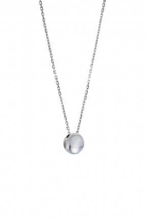 Small Rock Crystal Lollipop Pendant Necklace