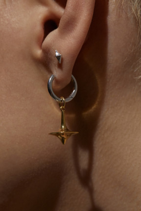 SPINNING TOP SIGNLE EARRING