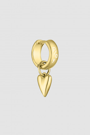 PLAY HEART TRINKET WITH GOLD PLATING