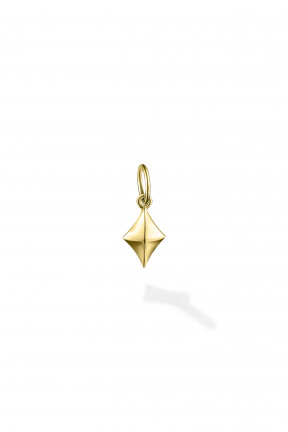 PLAY DIAMONDS TRINKET WITH GOLD PLATING