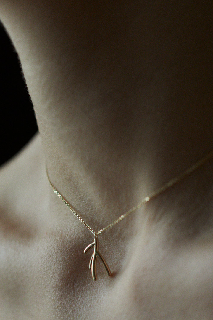 Koral Gold Micro Pendant Necklace