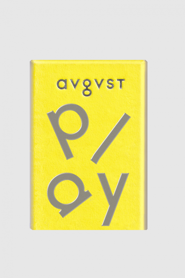 Avgvst DECK OF PLAYING CARDS