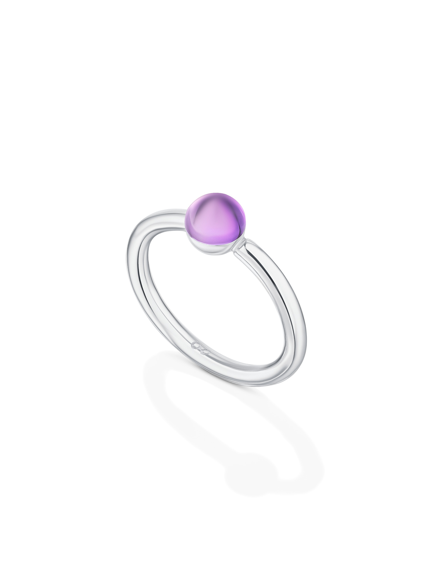 LOLLIPOP RING XS WITH AMETHYST  